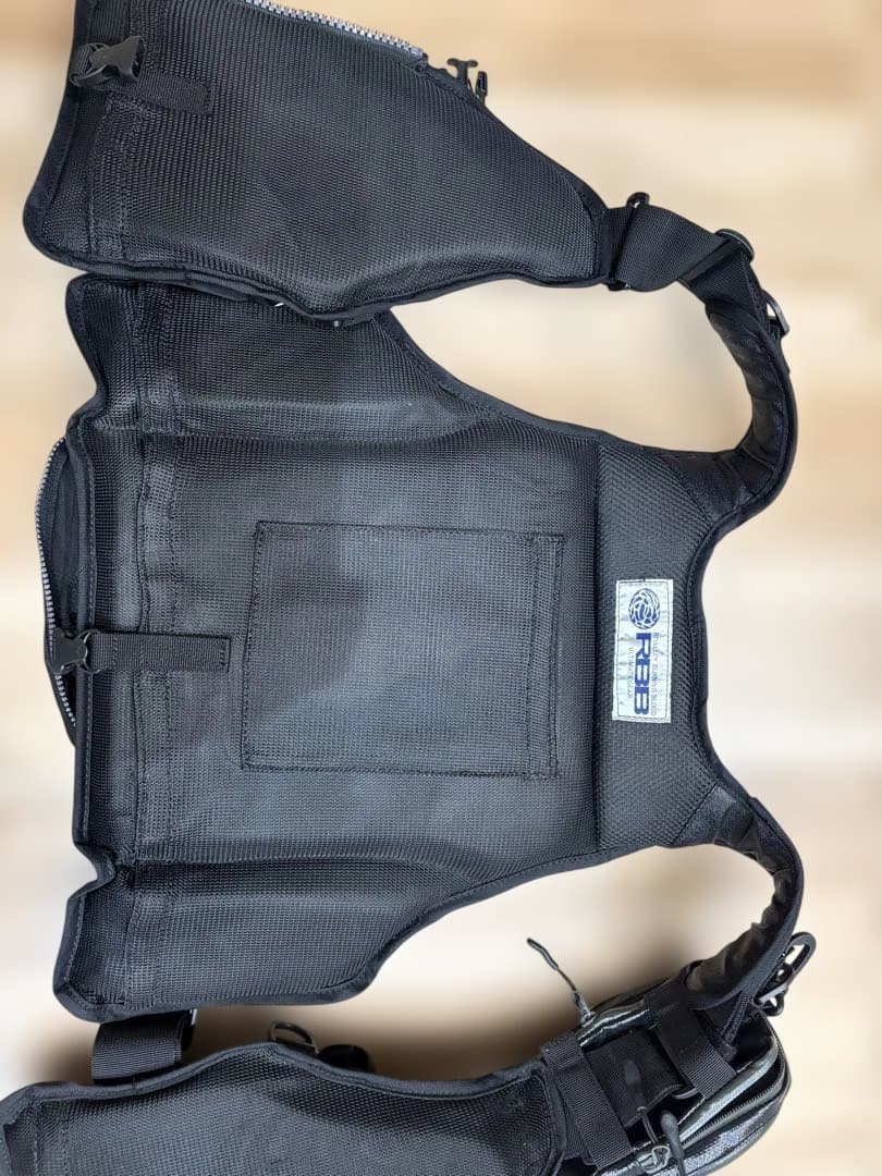 RBB ロックショアベスト　ライフジャケット　パズデザインポーチ付き