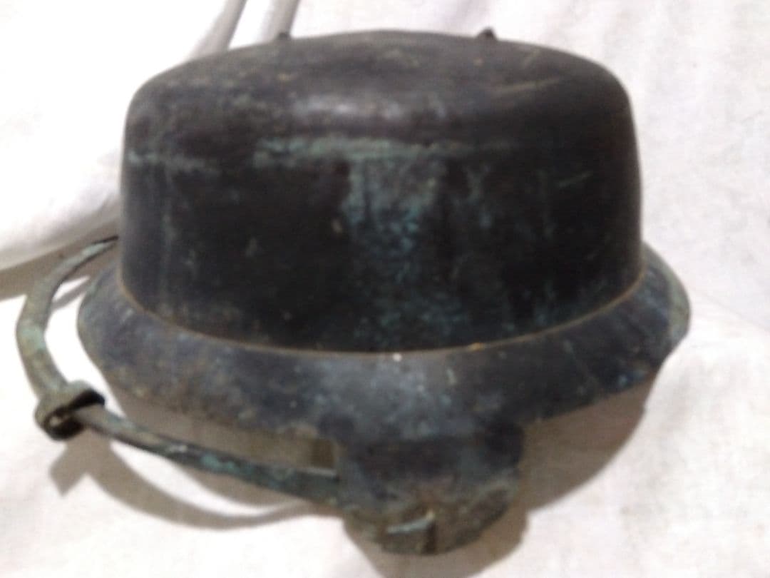 ♪古い真鍮製の鍋　32㌢