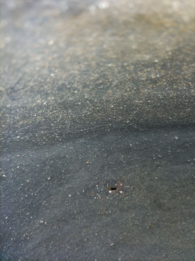 古唐津　叩き唐津　四耳壷　高26㎝　極薄作り1691ｇ