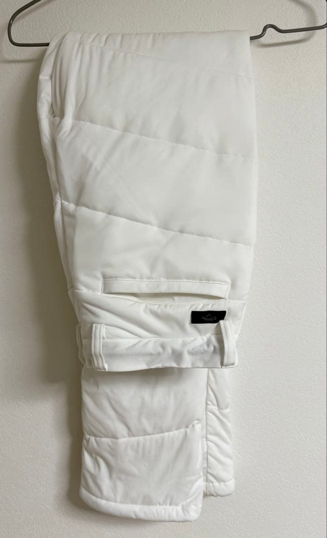 美品　キャロウェイゴルフ中綿ダウンパンツ　ホワイト　Lサイズ