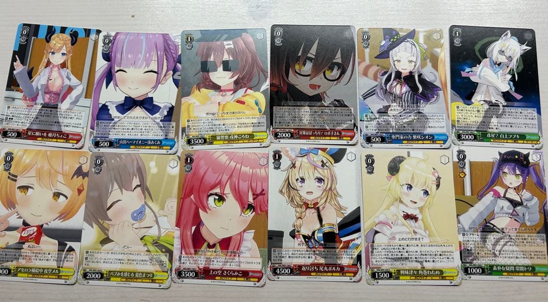 ホロライブ　ヴァイシュツバルツ　Reバース　サイン入りカード