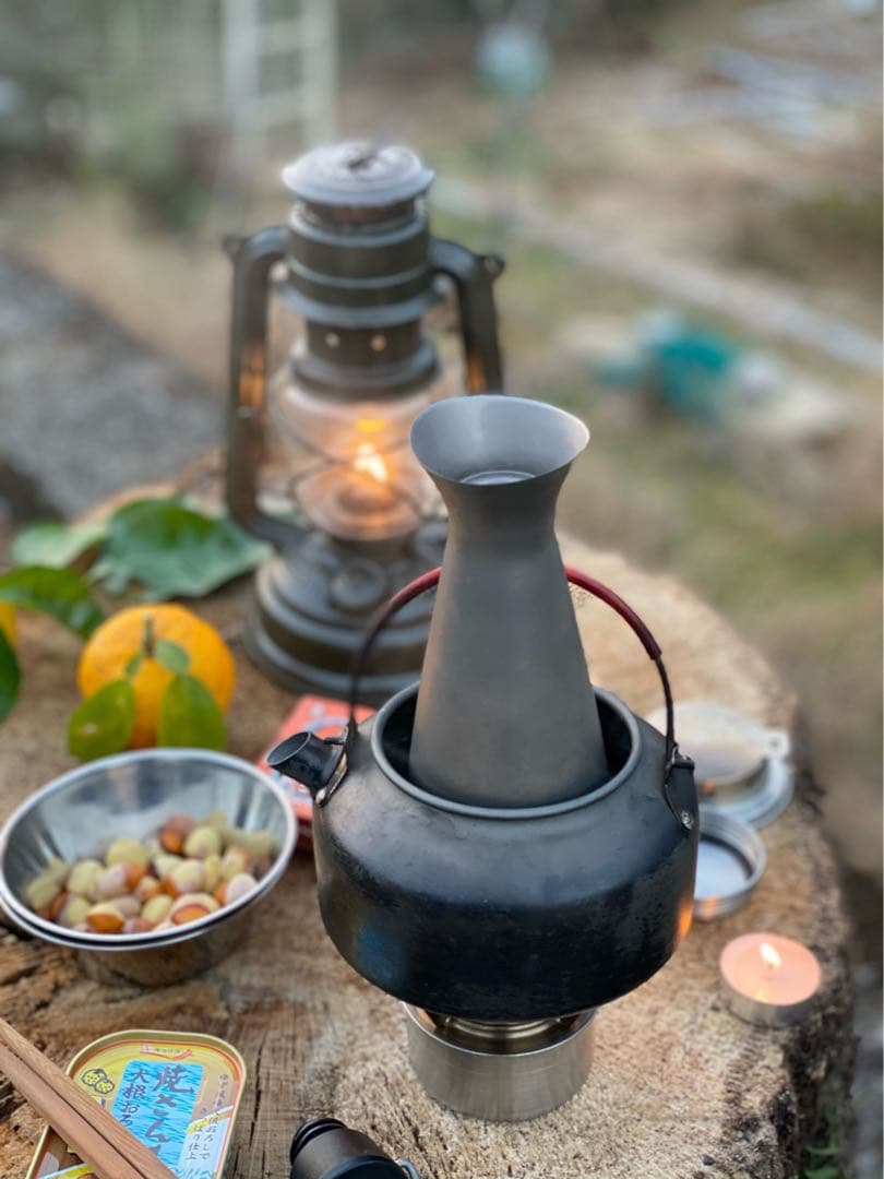 チタンとっくりtitanium 徳利　酒筒　熱燗　チタンおちょこ2➕ケース付き