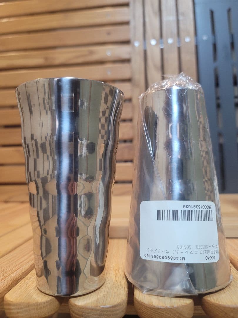 廃盤 UNIFLAME ユニフレーム ウェーブタンブラー SUS370 4個