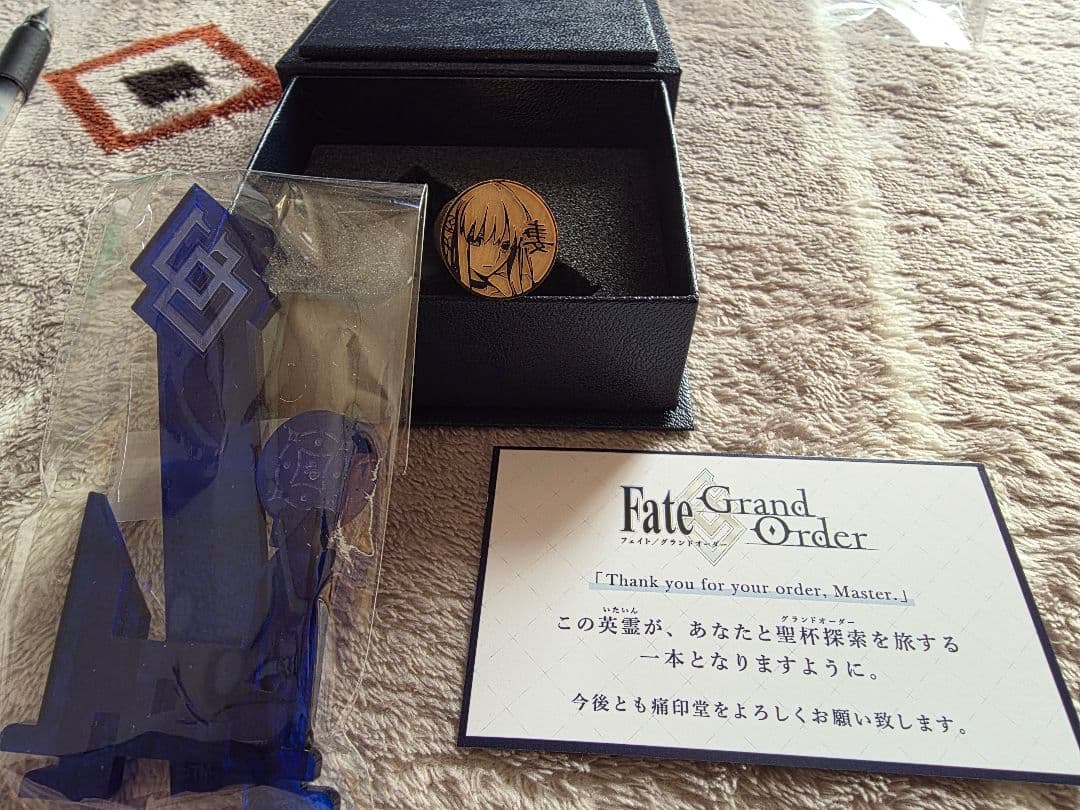 【受注品】モルガン FGO 印鑑 痛印堂 3点セット