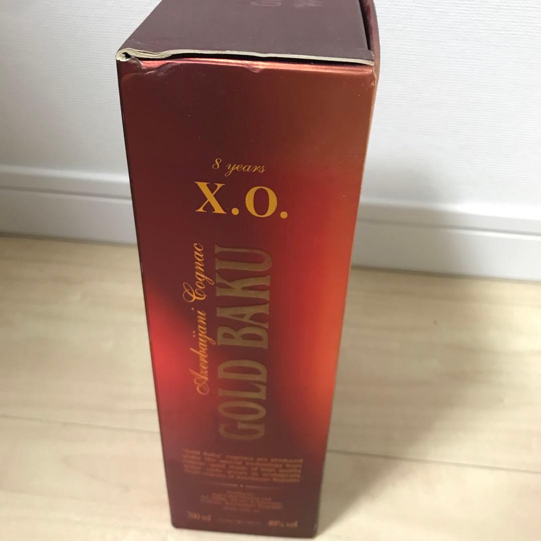 【コニャック】Gold Baku cognac X.O. 700ml 40%