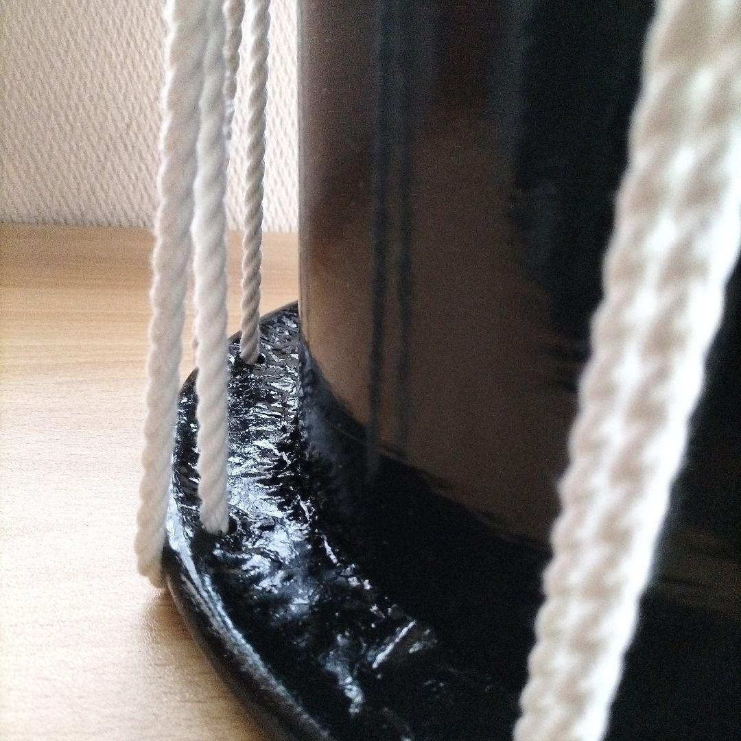 「なお様ご依頼商品」担ぎ太鼓　締太鼓　和太鼓 　天然皮革　ストラップ付中古品⑧