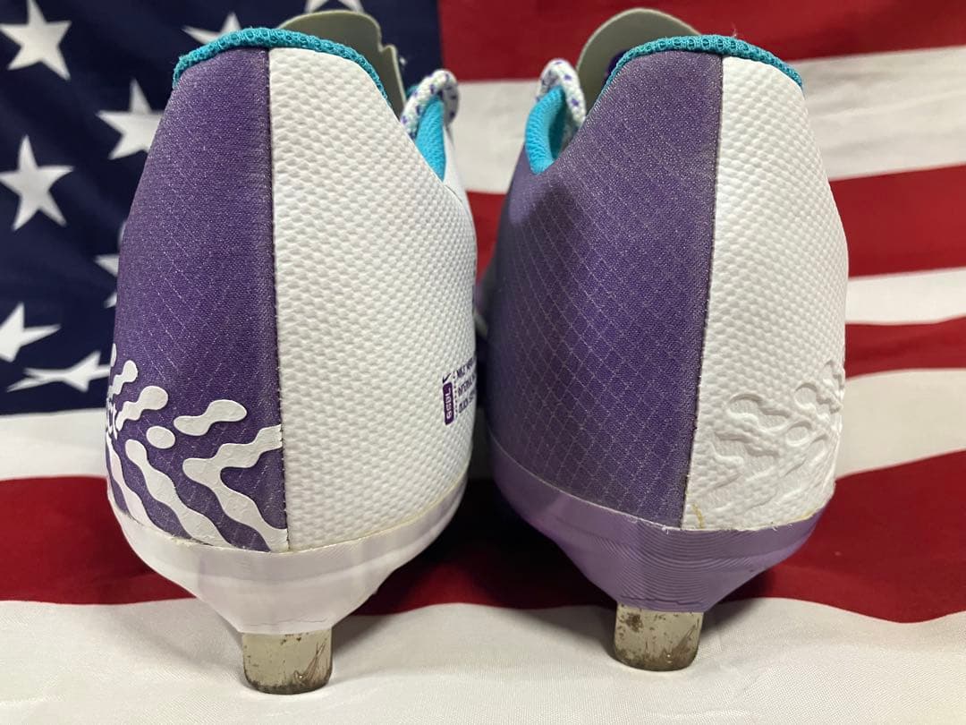 【日本未発売】NIKE ナイキ　野球 スパイク　27cm パープル　ホワイト