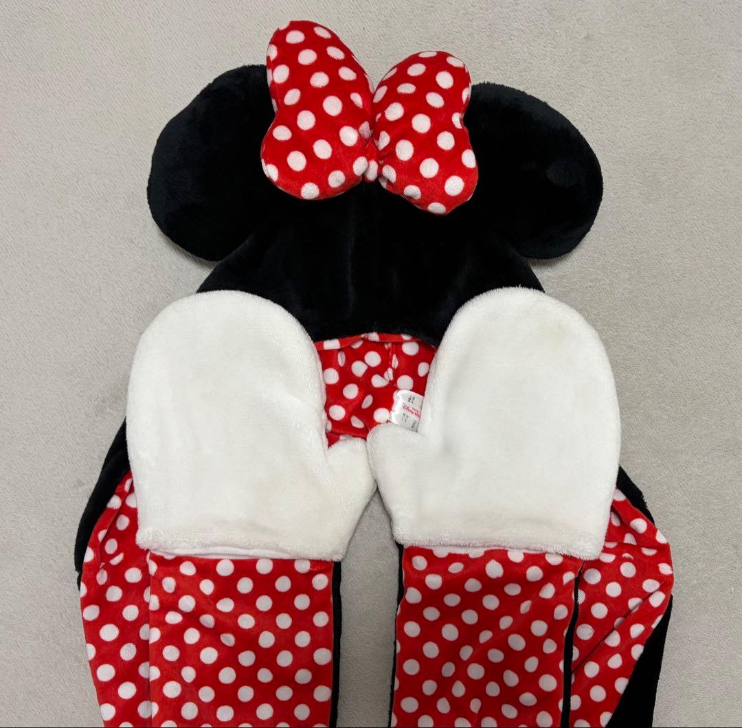 ディズニーミニーマフラーファンキャップ