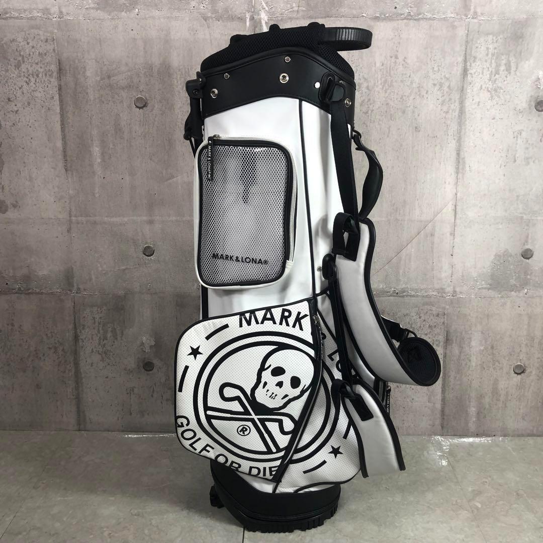 MARK&LONA　キャディバッグ　9型　6分割　PUレザー　スタンド式