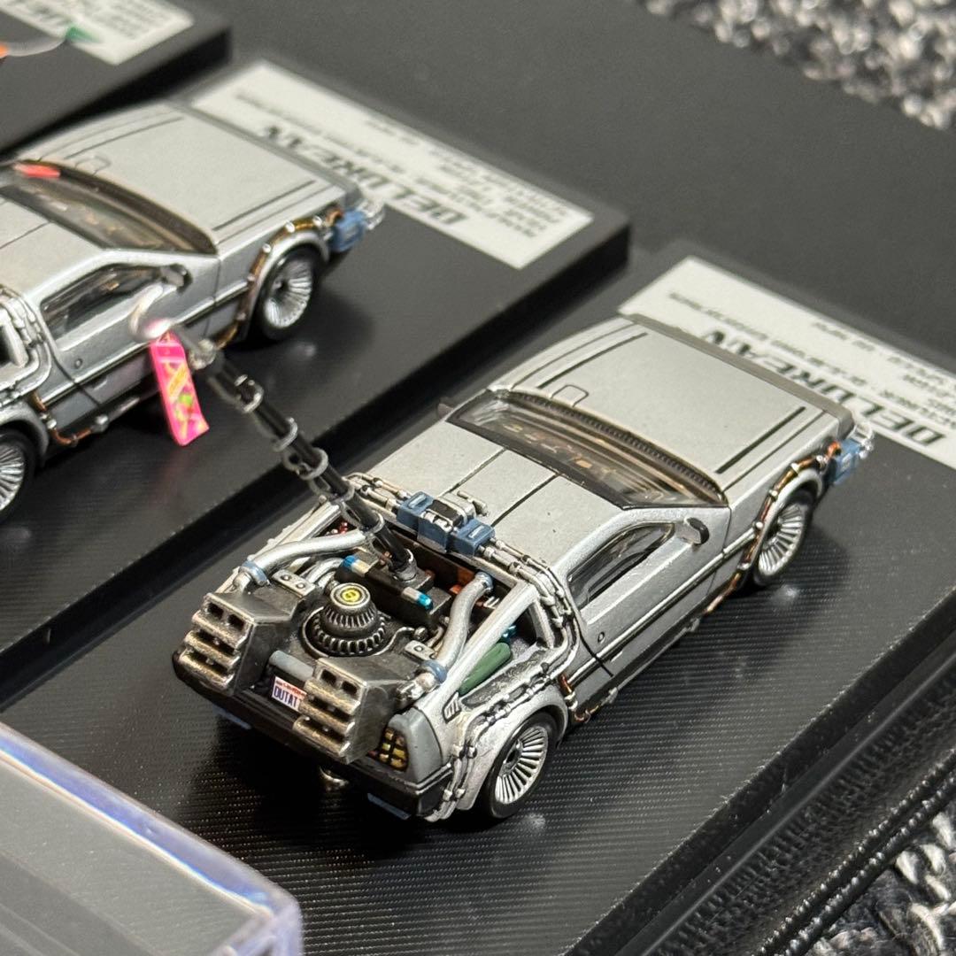 キャラウィール デロリアン Ⅰ、Ⅱ、Ⅲカスタム品 & ケース Brahim