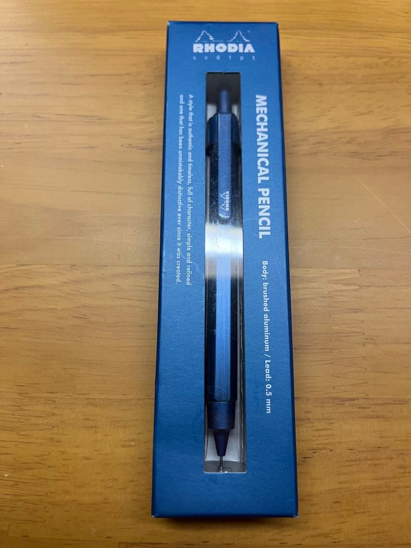 ロディア　スクリプト　シャーペン　限定　RHODIA ネイビー　レッド