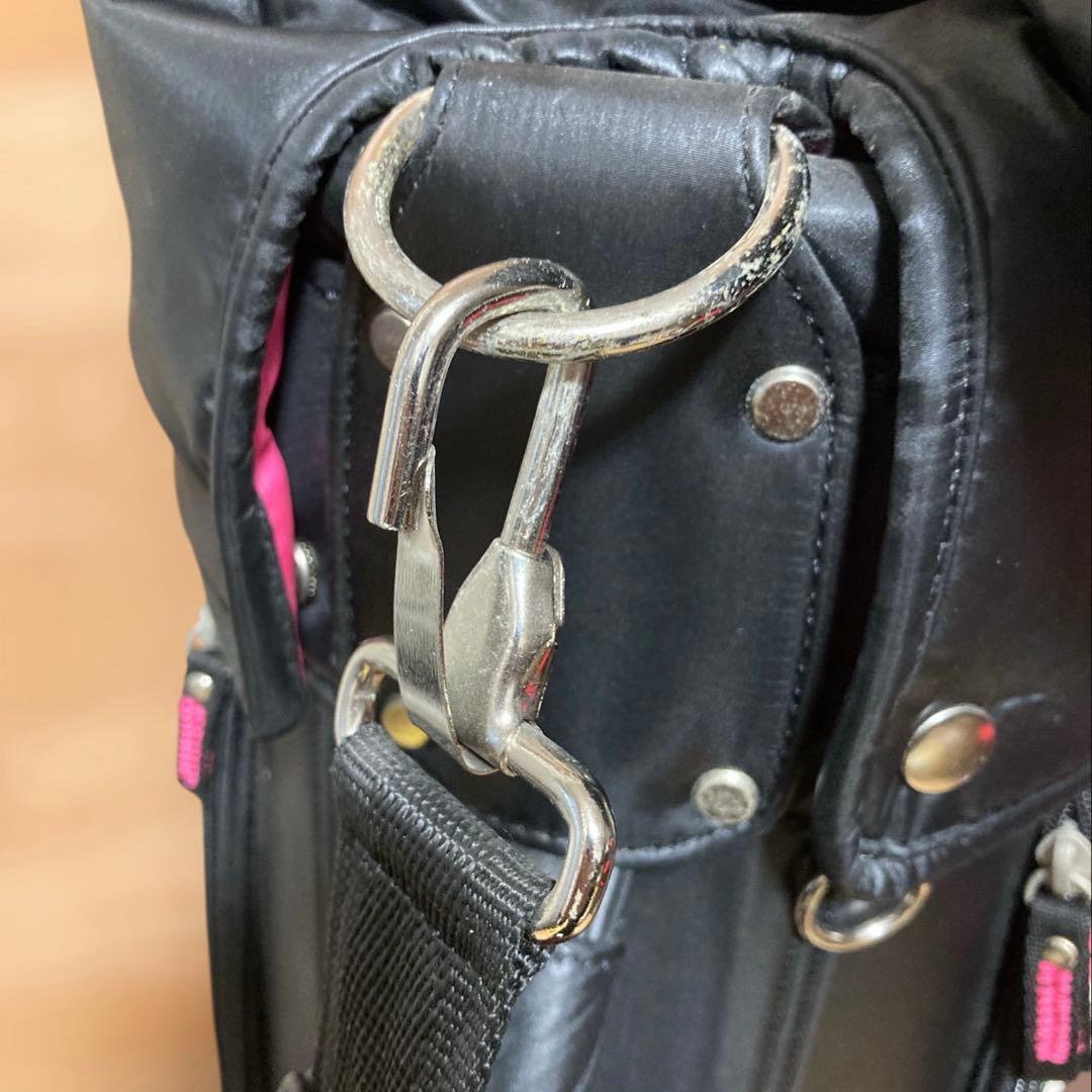 Callaway キャロウェイピンク&ブラックゴルフバッグキャディバッグ(美品)