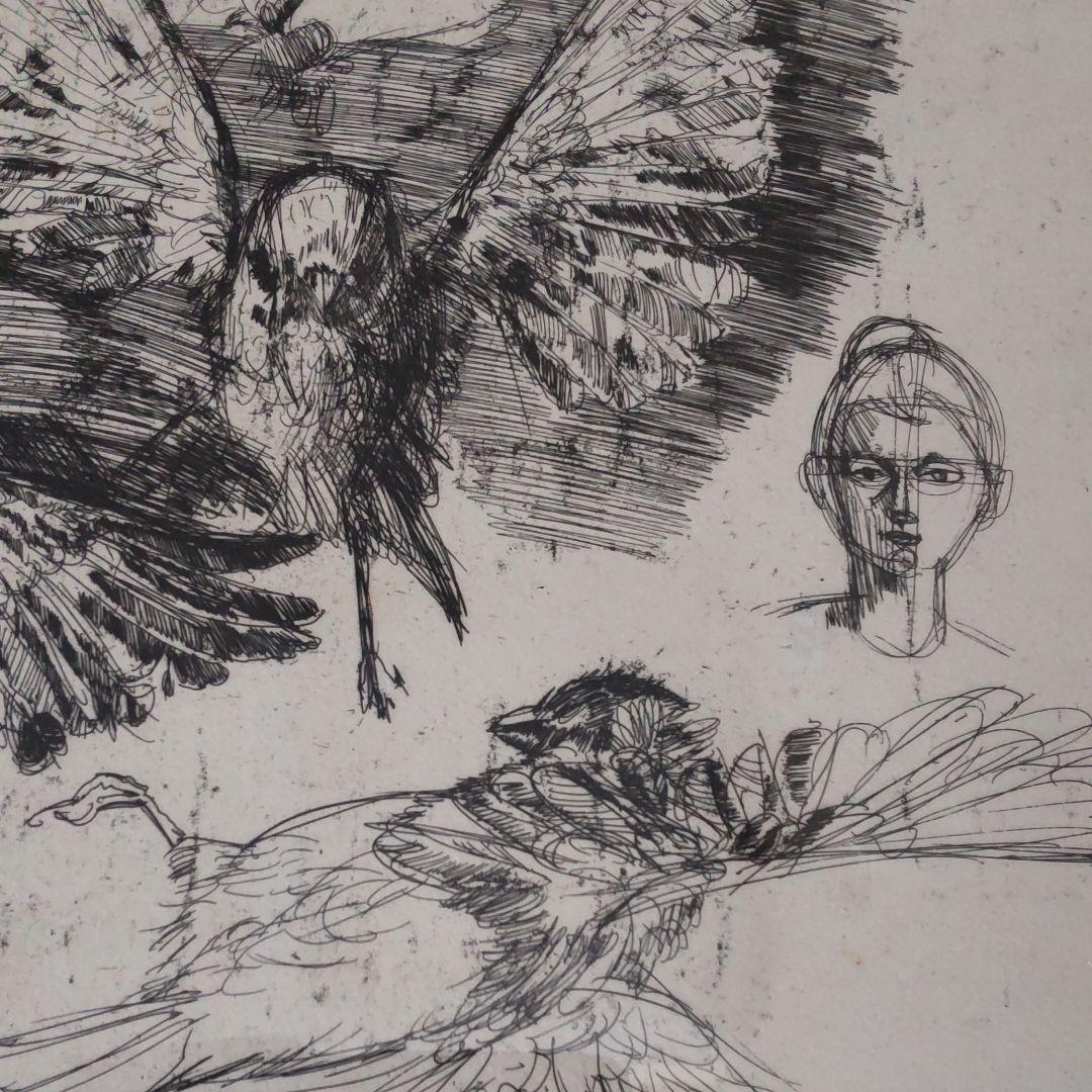 小磯良平、エッチング、デッサン、