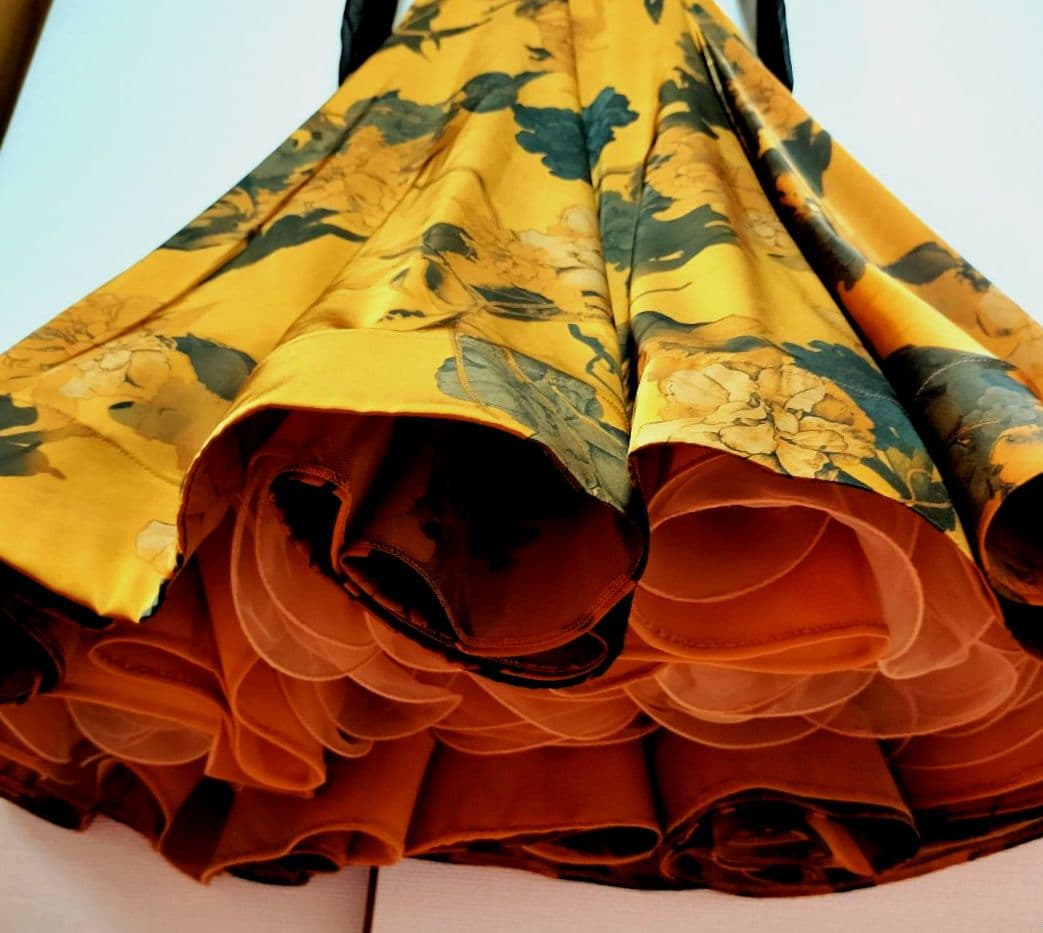 社交ダンス♡ジャンティ　モダン　スタンダードワンピースドレス