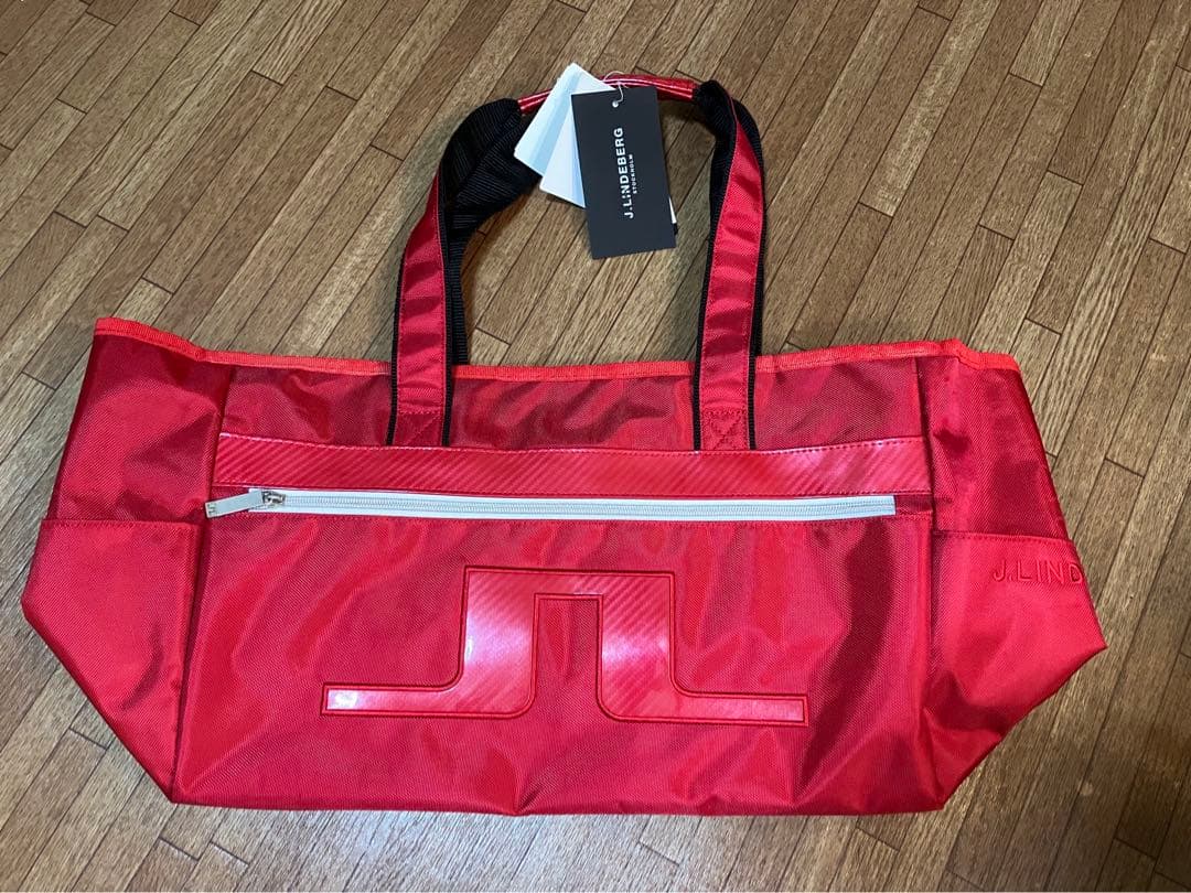 タグ付・未使用【J.LINDEBERG】Jリンドバーグ/ボストン・トートバック