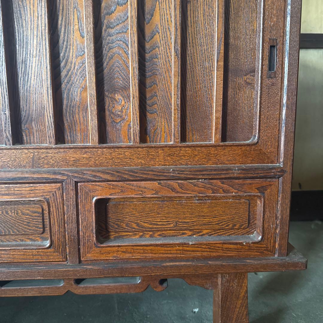 s*a様 【送料込み】水屋箪笥　唐木家具　花梨　飾り棚　アンティーク家具　和箪笥