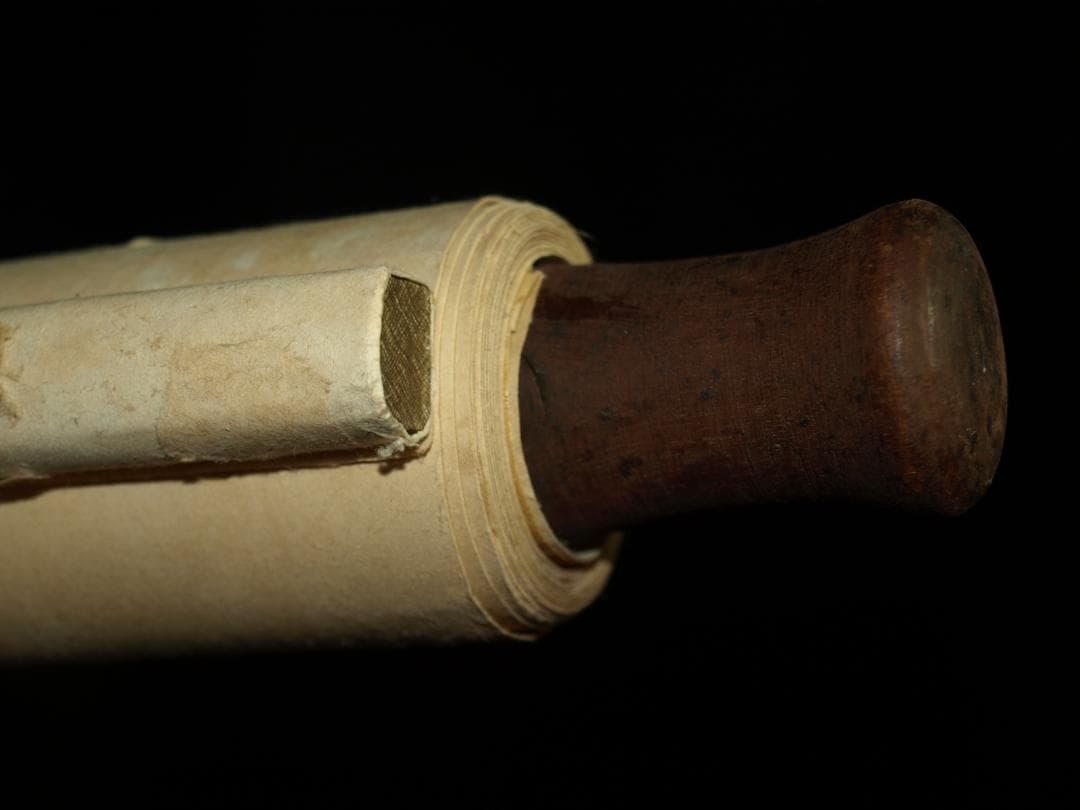 中国美术品 肉筆掛け軸　近時代山水図　激安骨董品 BD158A10-2