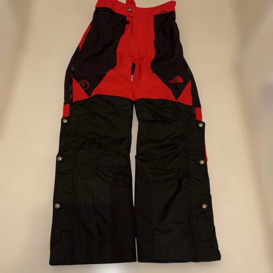 THE NORTH FACE スキーウェアセット　メンズS 黒/赤/深緑
