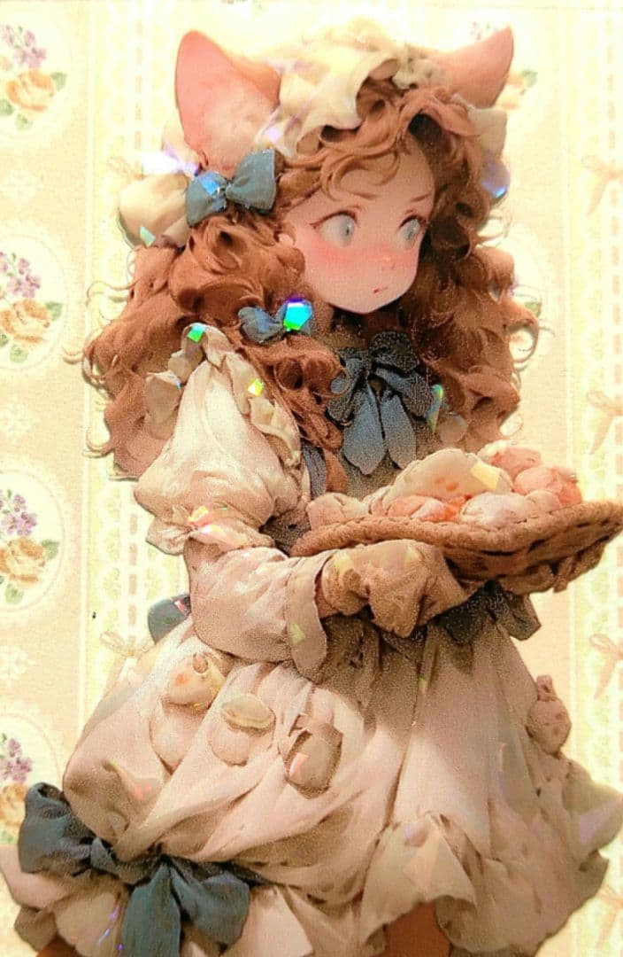 のこり１✩廃盤品✩J679＃宠物女孩(贝壳光)梦游切売り海外人物女の子AIマステ