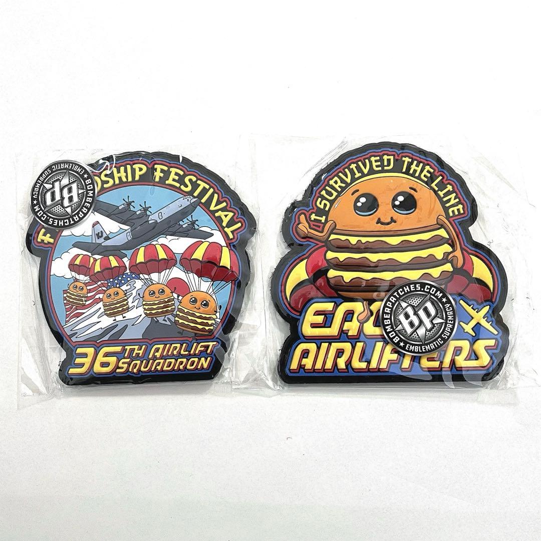 36th EAGLE AIRLIFTERS 米軍 横田基地 友好祭 外人バーガー