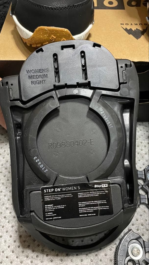 BURTON STEP ON ブーツビンディングセット