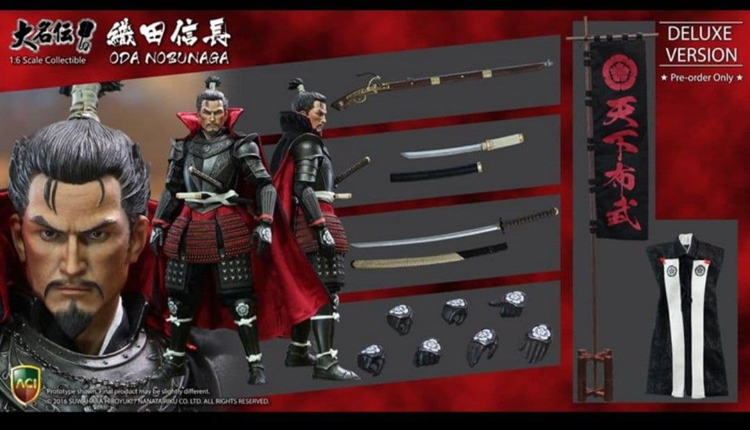 新品　1/6　織田信長　アクションフィギュア　ACI Toys　戦国武将　DX版