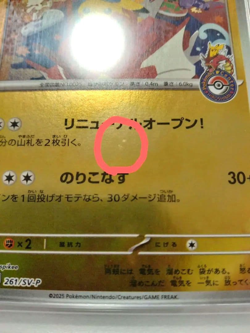 【訳あり】【PSA10】ヒロシマのピカチュウ PSA 10