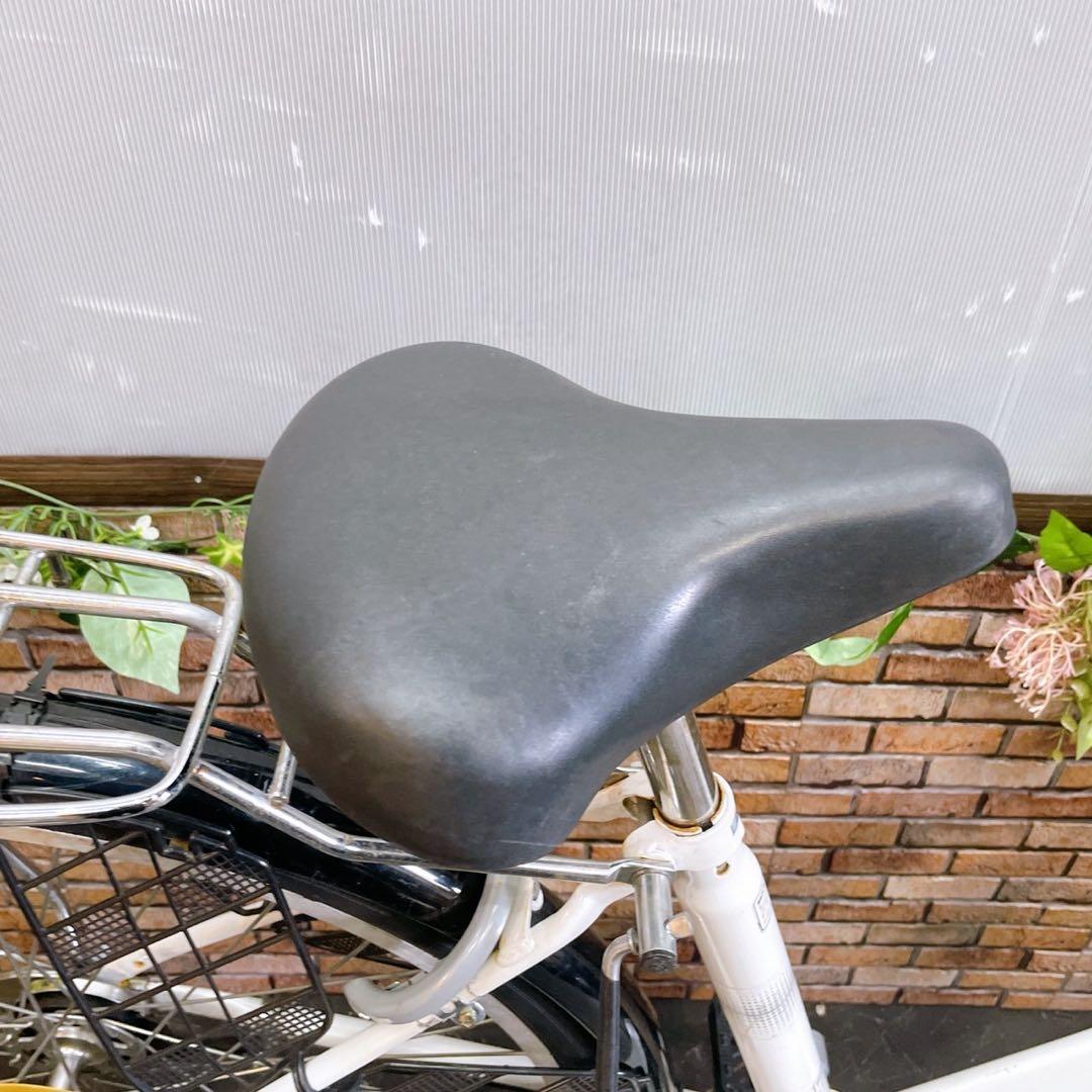 【76】一般車 ママチャリ ホワイト 26インチ 外装変速付き