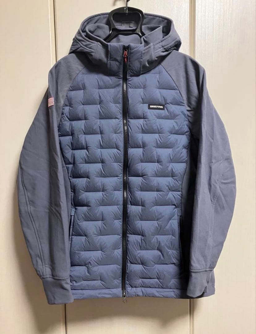 BRIEFING ハイブリッドダウンパーカー XL グレー
