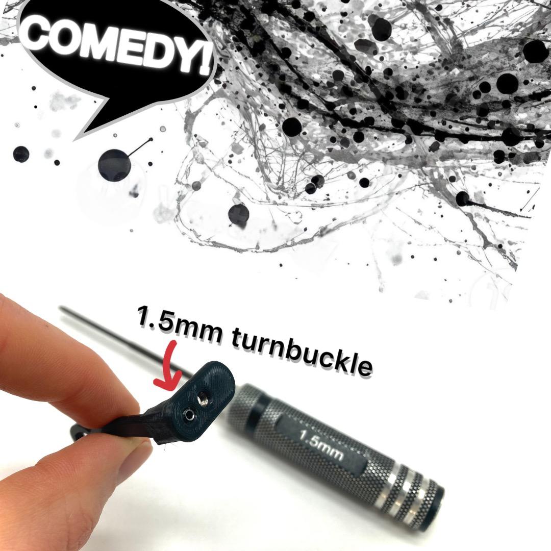 6セットV2ボディハイト調整式リアマウントセット Twister用