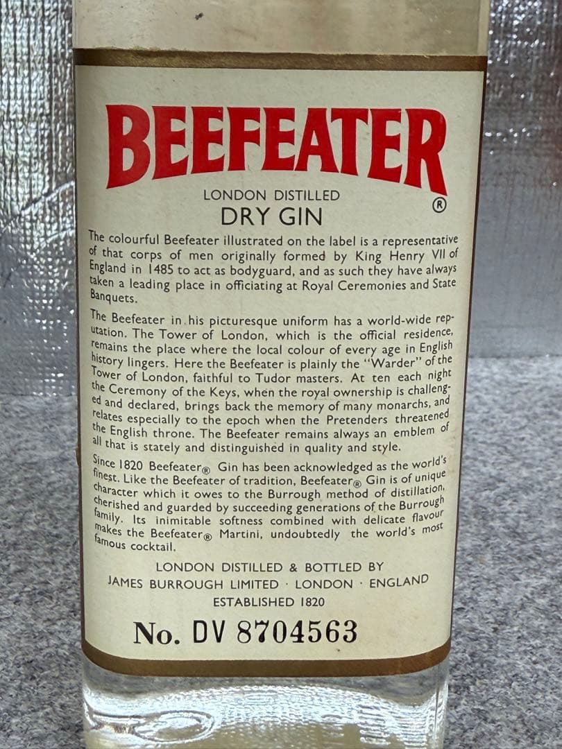 ★値下げ！★旧ボトル　ビーフィーター ロンドン ドライ ジン　945ml