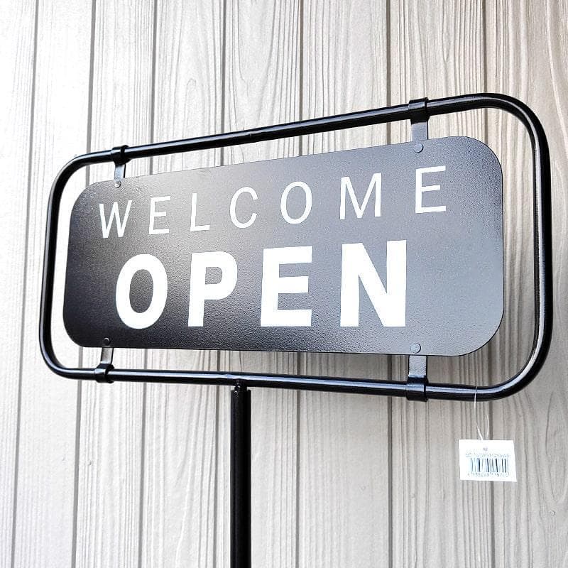 看板 オープン クローズド 両面 スタンド アンティーク サイズ調節可能 可愛い