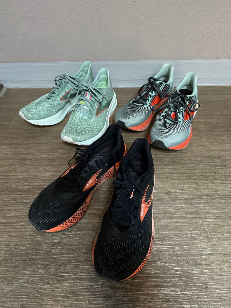 BROOKS ランニングシューズ3個セット