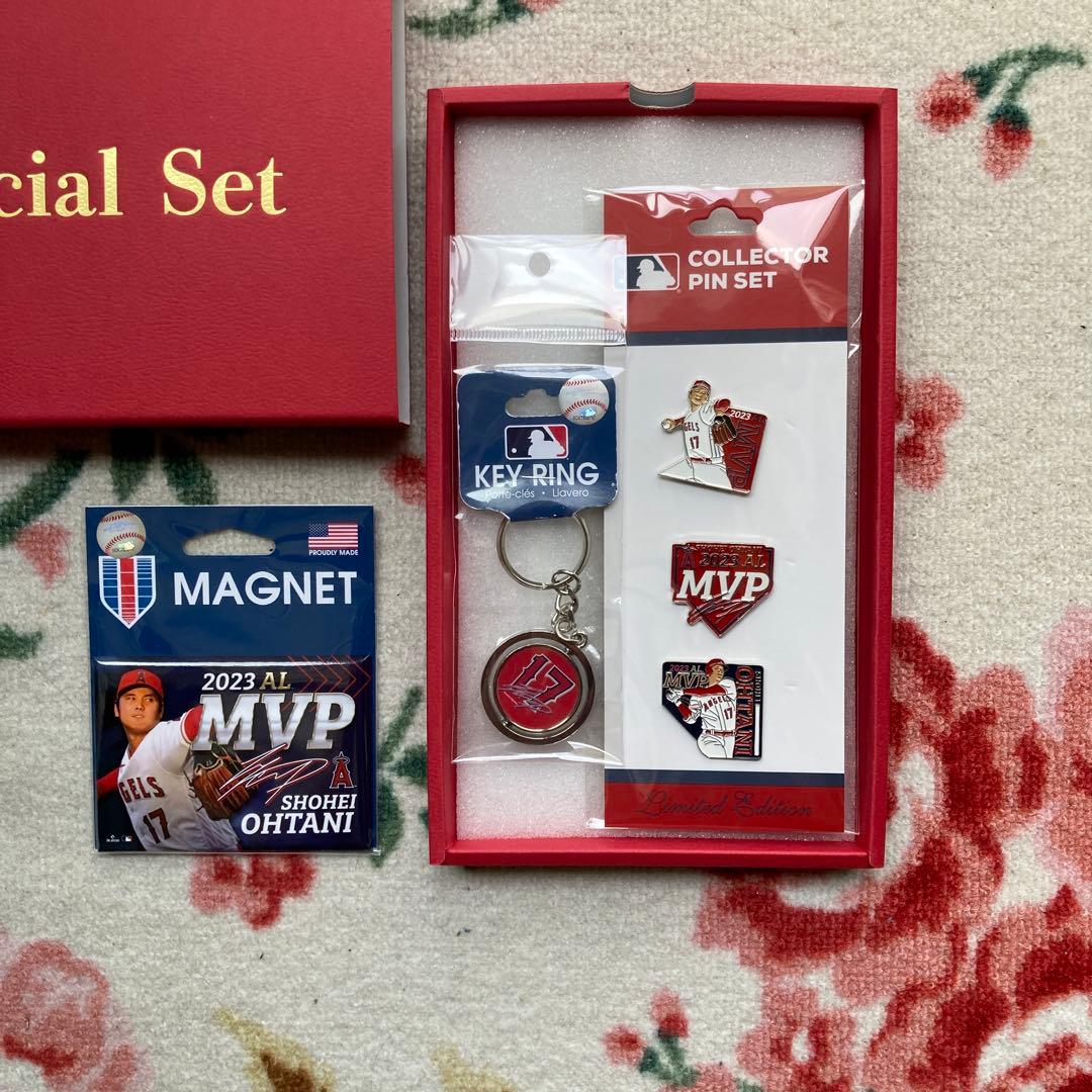 大谷翔平2023年MVP記念アクセサリー3点セット