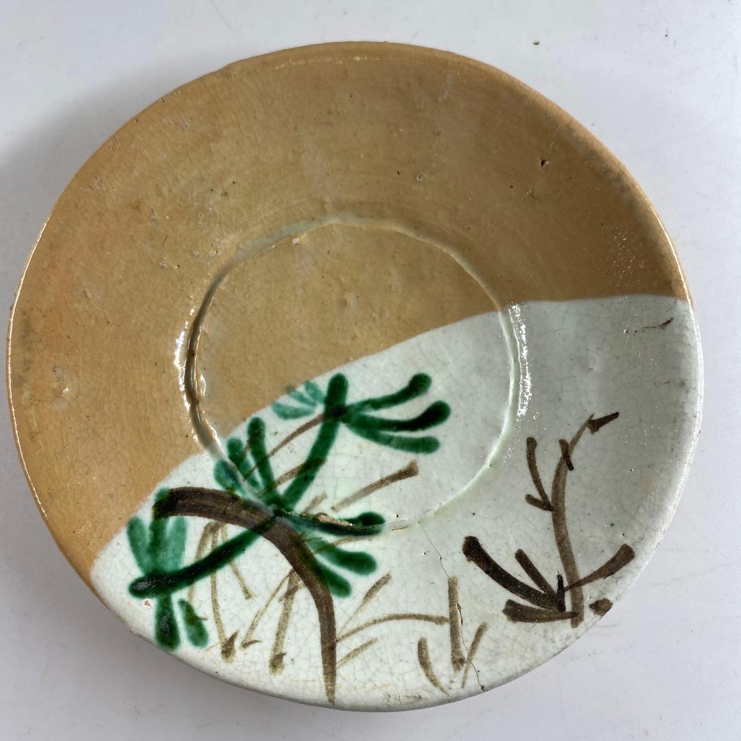 尾形乾山　絵替小皿　4枚　直径9.2㎝　タコオ　東な7-0223②