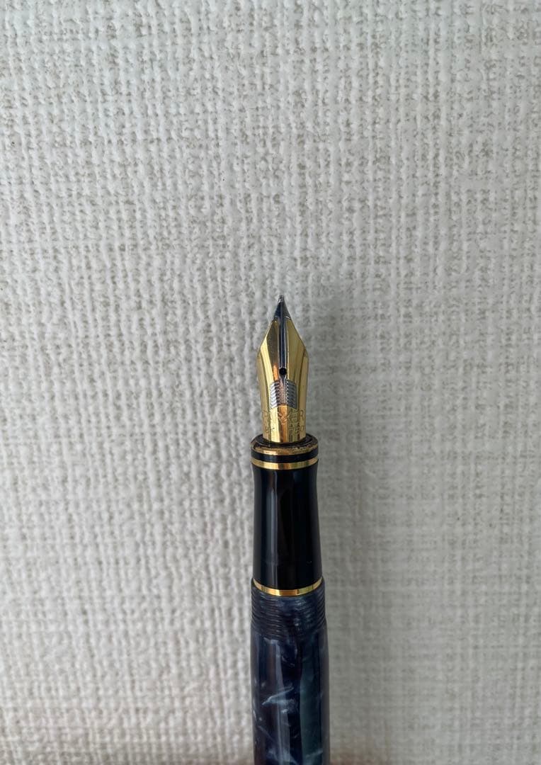 パーカー 万年筆 デュオフォールド マーブルブルー インターナショナル F