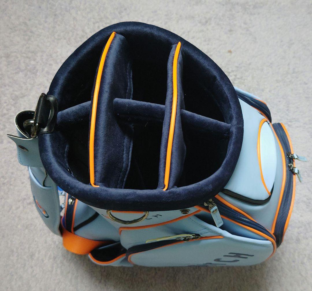 スティッチゴルフ ツアーバッグ 10型 6分割 5.0kg 上質高機能な本皮製