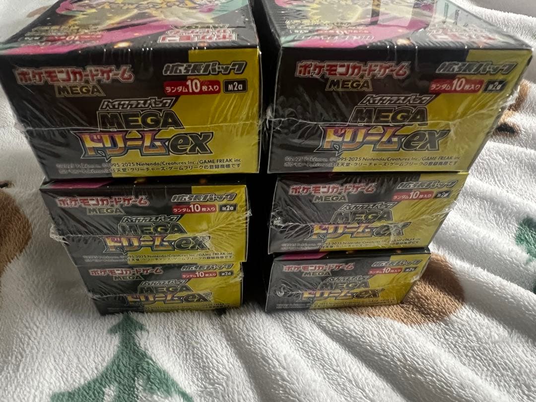 H*S様 MEGAドリームexシュリンク付き6BOX＆メガシンフォニアポケモンセ