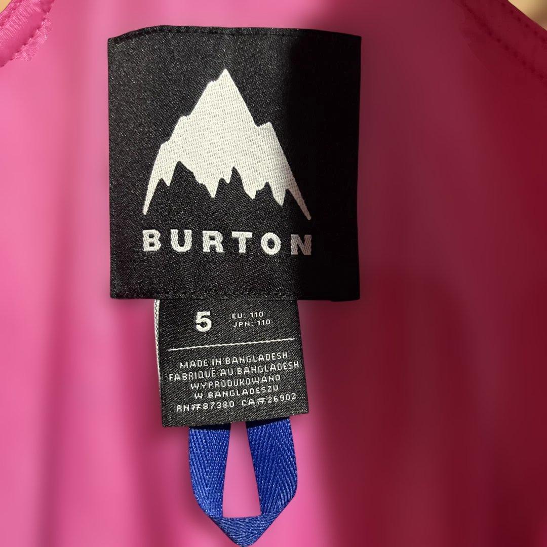 【新品未使用】BURTON ビブパンツ キッズ スノーウェア 110cm