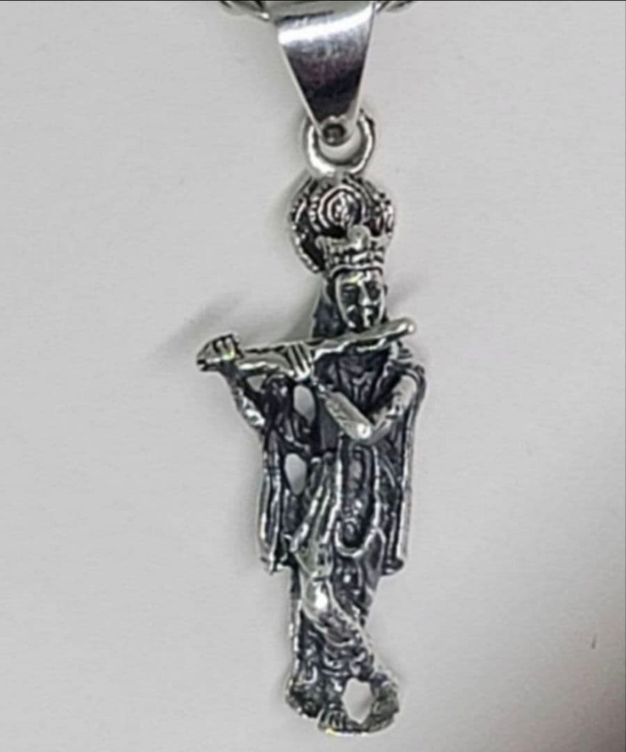 藤井風さん着用 SV925 クリシュナ神ペンダント 藤井風ネックレス