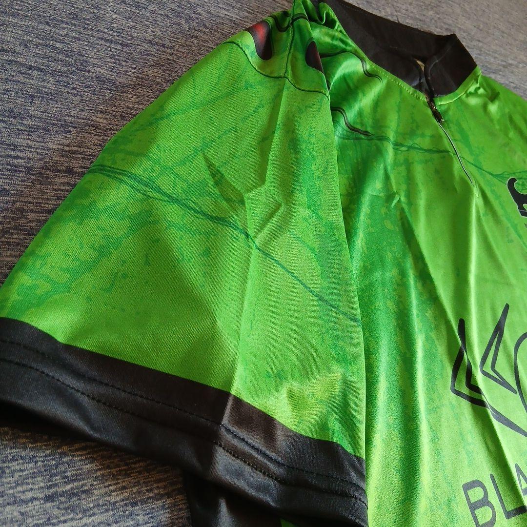 ボウリングウェア　サイズ3XL　ブラックウィドー　グリーン　スパイダー　ハンマー