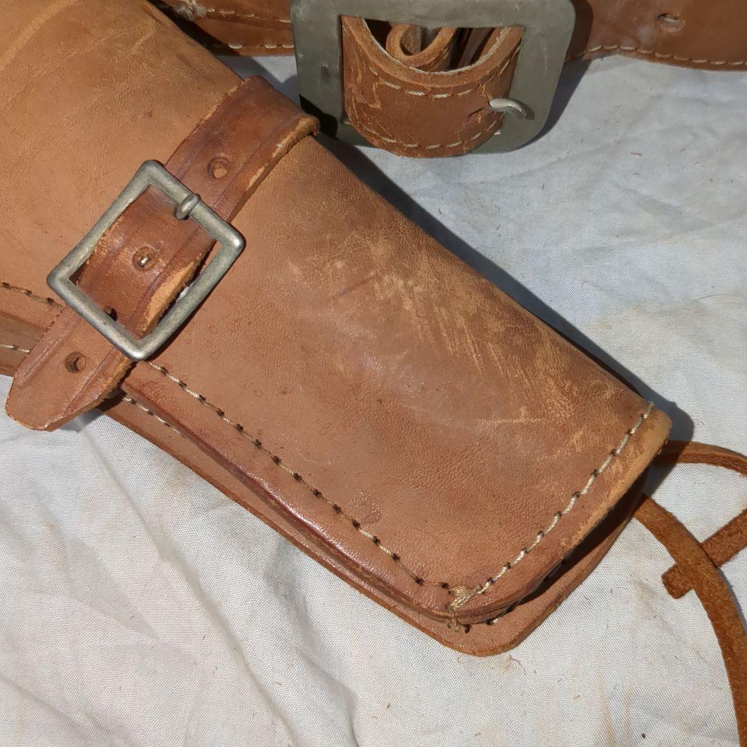 ウエスタンガンベルト　2丁拳銃アキンボスタイル　本革レザーホルスター　saa