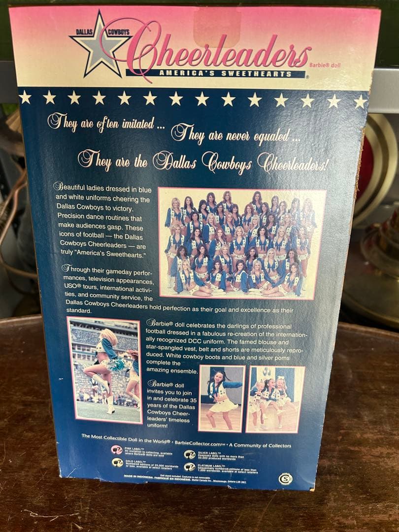 ら*読様 ダラスカウボーイズ チアリーダーバービー