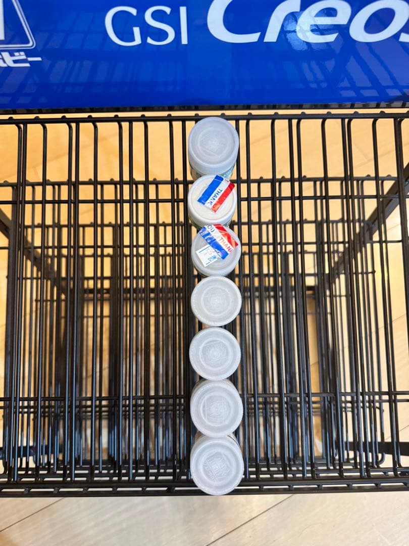 【GSIクレオス】クレオス製ビン塗料用ラック（10色×5段）