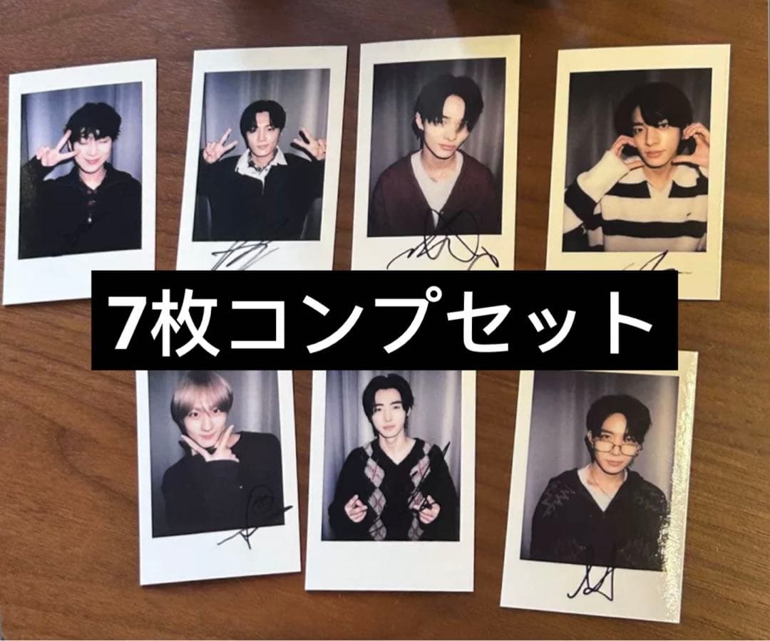 ENHYPEN 中国 上海一直娯yizhiyu当選者限定 ポラロイド　7枚セット