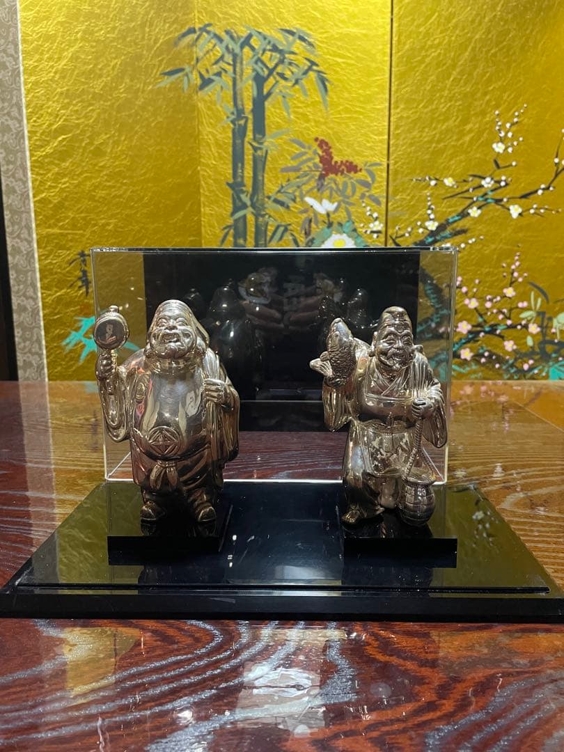 金属製 恵比寿大黒セット