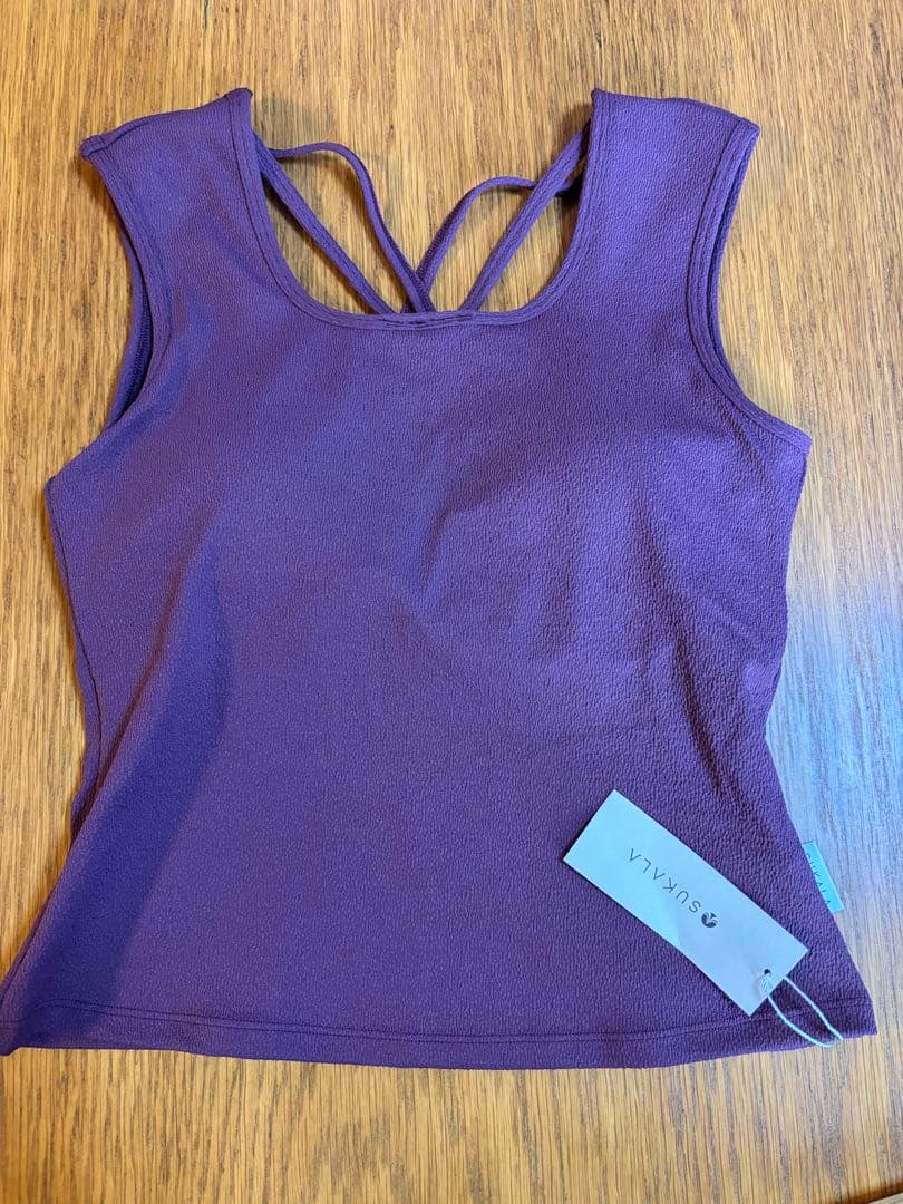 【SUKALA】クロスデザインショートタンクトップ