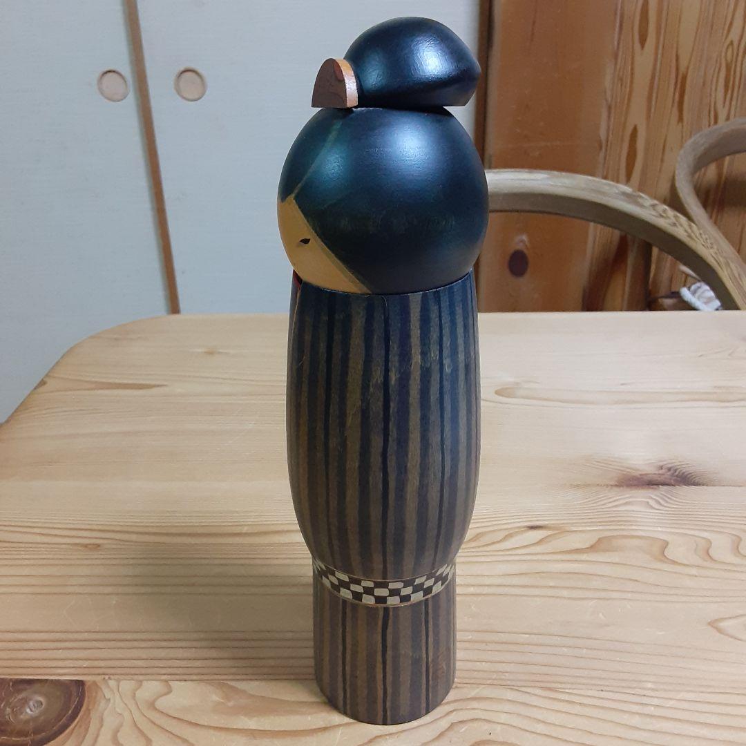 創作こけし　関口三作　艶　31.5cm