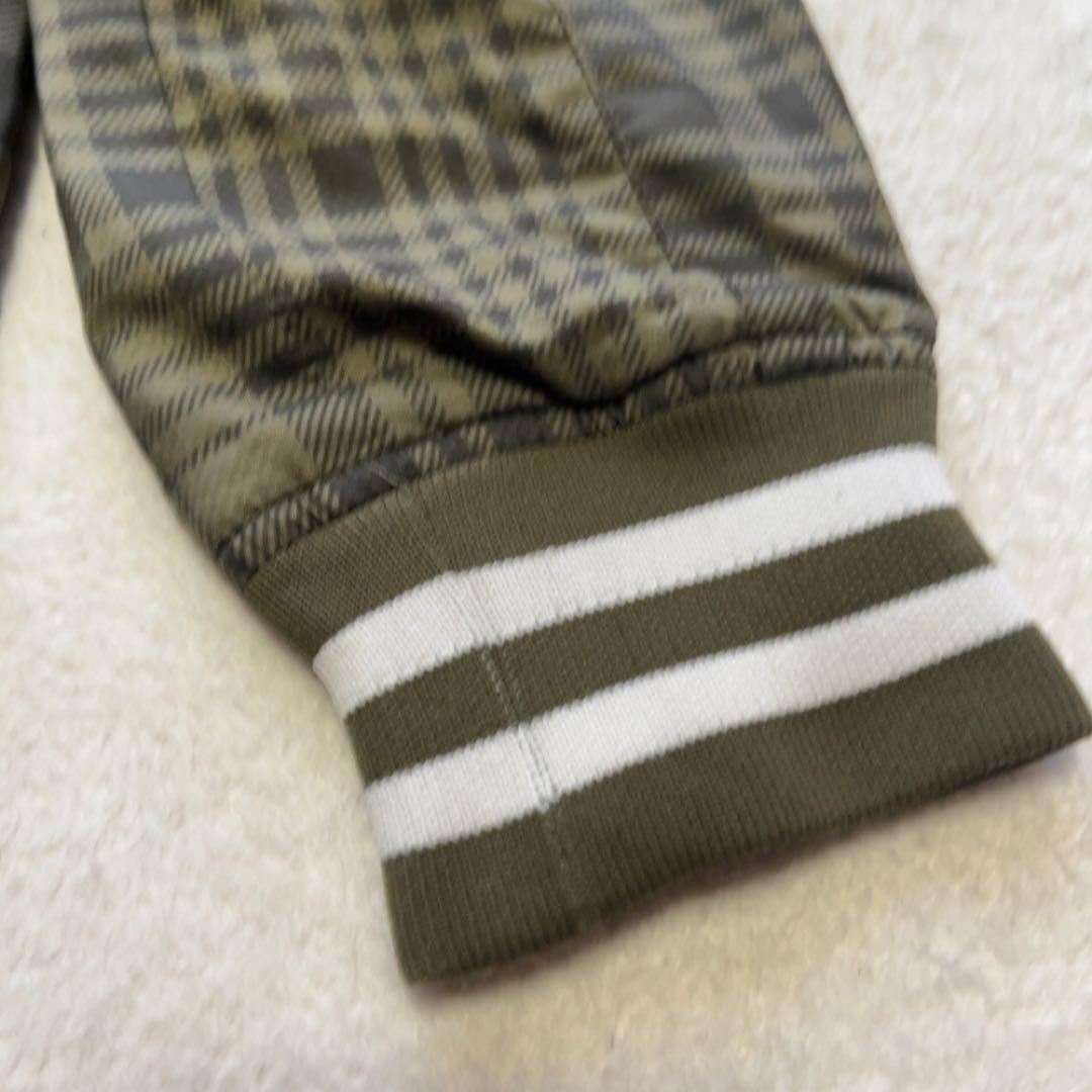 美品　パーリーゲイツ　蓄熱裏地　ナイロン　スニード　ジャケット　カーキ　チェック