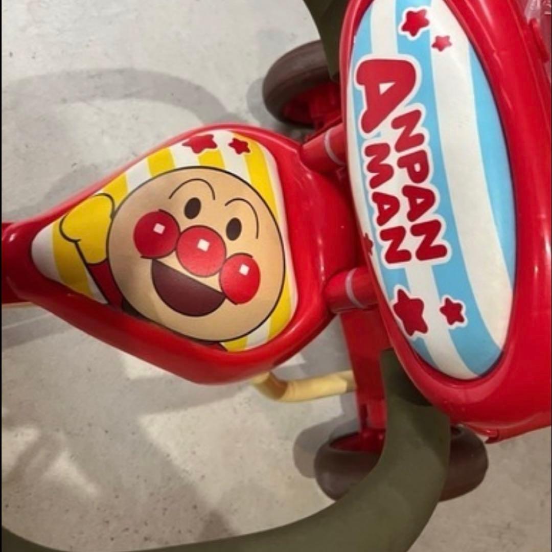 三輪車 アンパンマンデラックス2 子供 3輪車1歳 2歳 乗り物 レッド